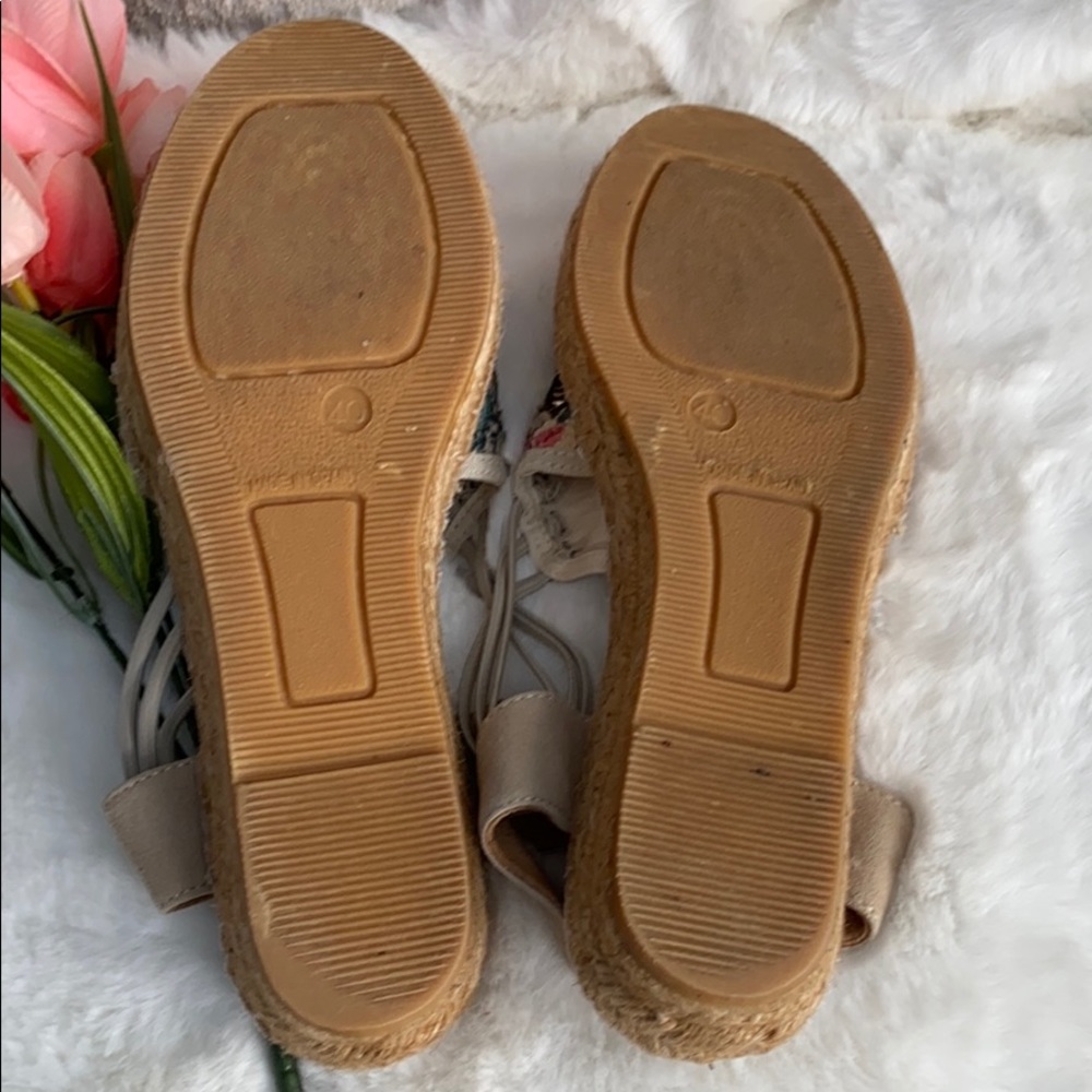 Toni Pons Reversible Sequin Espradille Size 9 - Picture 6 of 7